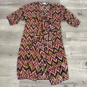 LuLaRoe Chiffon Kimono - Womens - coverup